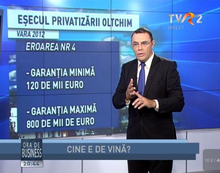 cine e de vina pentru esecul privatizarii oltchim?